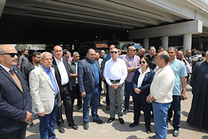 Cairo Gov. follows up on development works of Salam Microbus Station