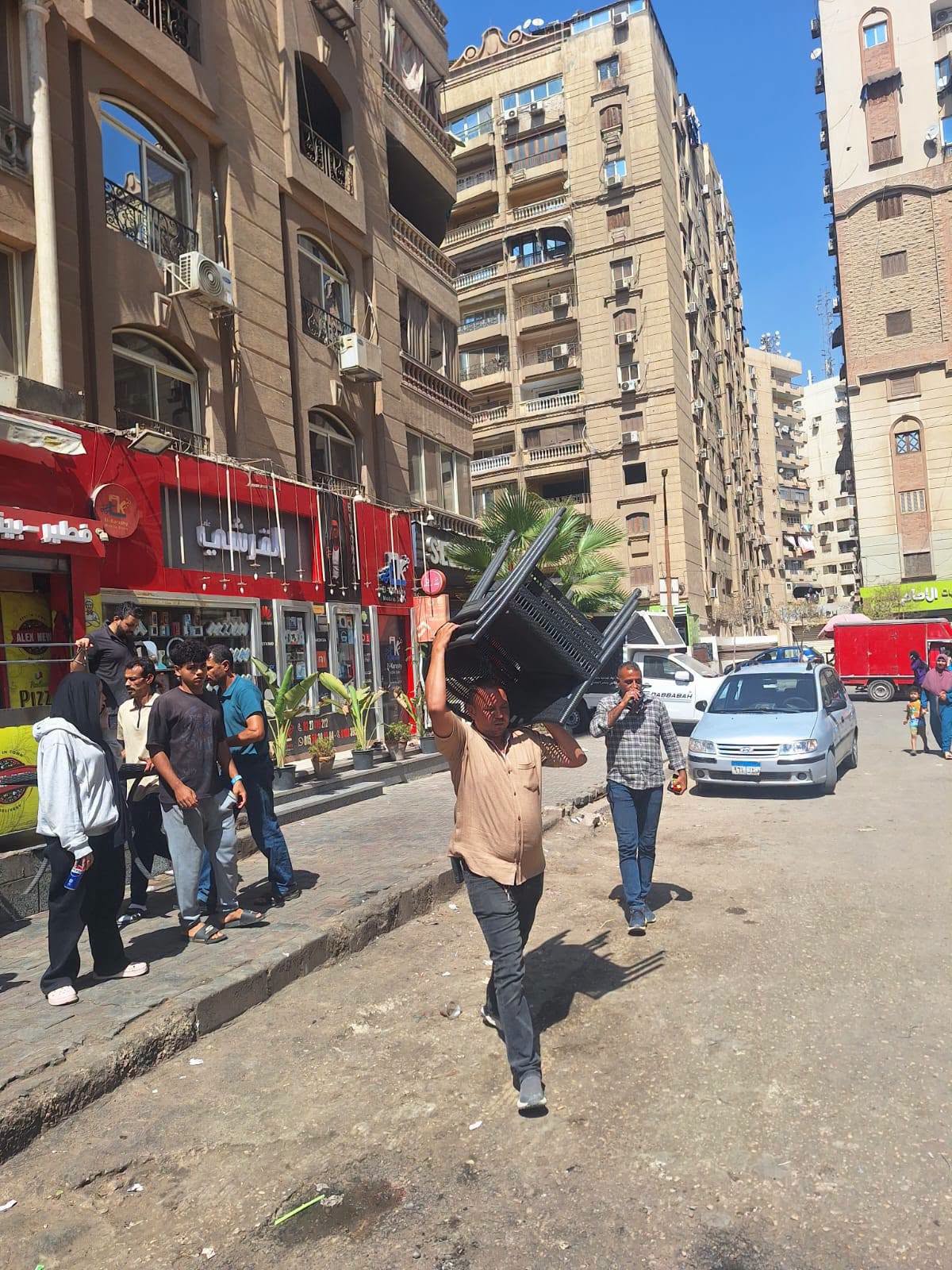 حملة مكبرة لرفع الإشغالات بمدينة الفسطاط