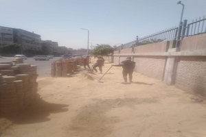 متابعة الاعمال اليومية بالحي