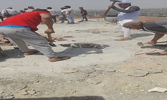 حملات لإزالة التعديات والبناء المخالف ورفع الإشغالات بالحي