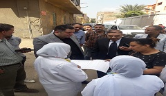 متابعة حملة التطعيم ضد شلل الاطفال