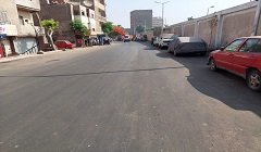 رفع كفاءة الشارع والاهتمام بالطرق بنطاق الحي