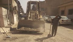 رصف شارع عيد الام من مساكن الاميريه 