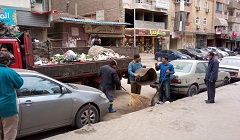 متابعة الاعمال اليومية بالحي 