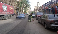 أعمال نظافة بنطاق الحي