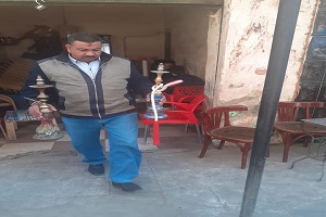 حمله على المقاهي بنطاق الحى لمتابعة الإجراءات الاحترازية 