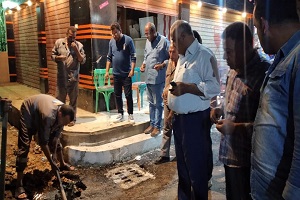 متابعة الاعمال اليومية بالحي 