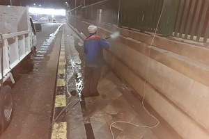 نائبة محافظ  القاهره للمنطقة الجنوبية تتفقد حالة النظافه بالحي