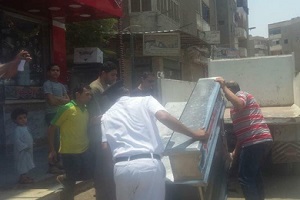 رئيس الحي المقطم يتفقد الحي ويشدد على شن حملات لرفع الإشغالات