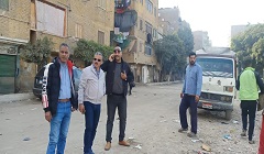 متابعة أعمال التطوير بنطاق الحي 