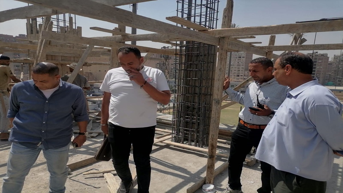 التصدي لكافة أنواع مخالفات البناء بنطاق الحي 