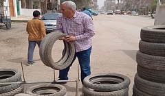 حملة لرفع الاشغالات بشارعي المهاجرين  ومؤسسة الزكاة