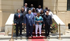 Cairo Governor receives Johnsonburg Executive Mayor 