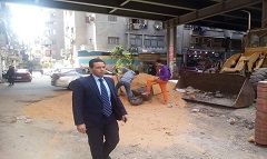 متابعة الاعمال اليومية بنطاق الحي 