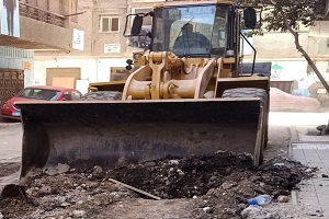 تجريد شارع نجيب معوض وشارع شهداء اليمن