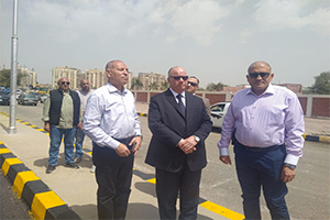 Cairo Gov. inspects development work of Ahmed Tayseer Street