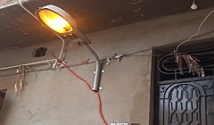 تركيب كوابيل انارة بمنطقة كفر ابوصير