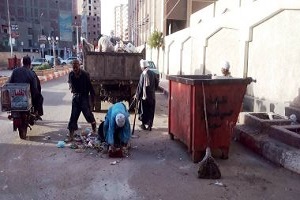 حي مصر القديمة يشن حملات نظافه ورفع الإشغالات بشوارعه