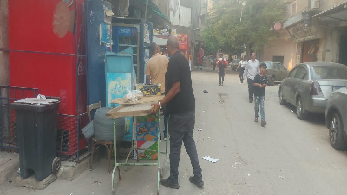 حملة اشغالات بالفترة المسائية بنطاق الحي