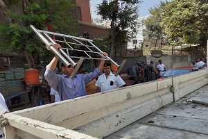 حملة مكبرة لرفع الإشغالات