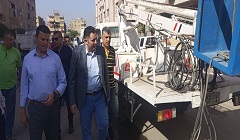 متابعة الاعمال اليومية بنطاق الحي