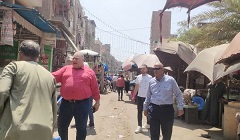  التصدي لكافة صور الاشغالات بنطاق الحي