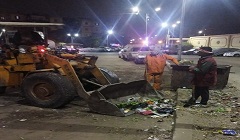  متابعة حملات النظافة بنطاق الحى