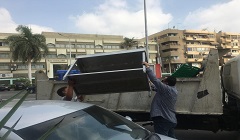 رفع الاشغالات بامتداد شارع سيد زكريا بجوار مسجد الصديق