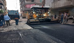 متابعة اعمال رصف متفرعات شارع كرم فواز