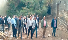 تفقد شونه بنك مصر بشارع كورنيش النيل 