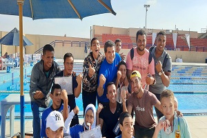 مركز شباب روض الفرج: فريق السباحة للاحتياجات الخاصة يشارك في بطولة الجمهورية