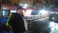 متابعة إزالة وشفط تراكمات مياه الأمطار بنطاق الحى 