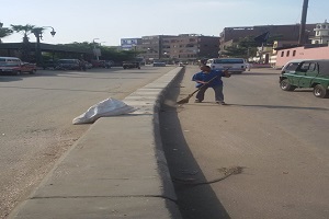 نظافة شارع الأوتوستراد