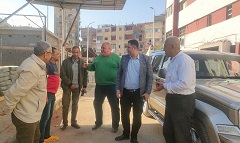 جولة تفقدية بنطاق الحي لمتابعة اعمال النظافة