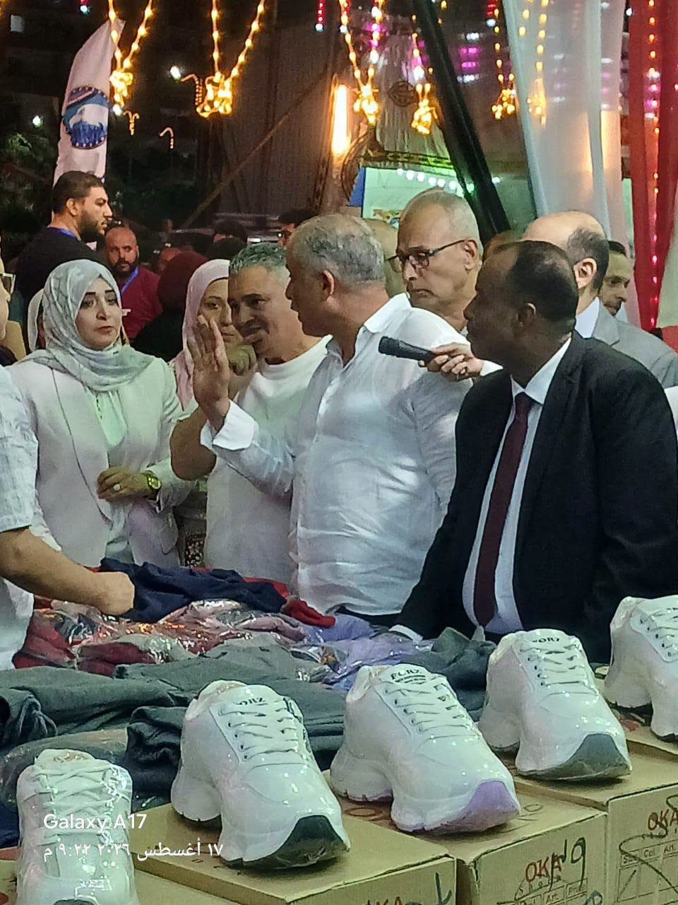 افتتاح معرض الأدوات المدرسية بحي حلوان