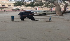 متابعة الاعمال اليومية بالحي 