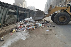 حملة لرفع القمامة والمخلفات من رشاح العزبة البيضاء