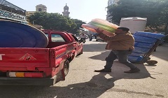 حملة لرفع الإشغالات بنطاق الحي
