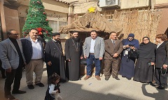 زيارة كنيسة العذراء مريم  بنطاق الحي 