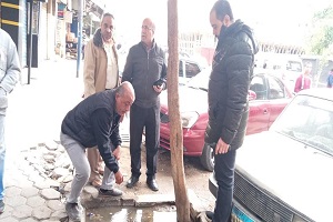 متابعة  الاعمال  اليومية بالحي  