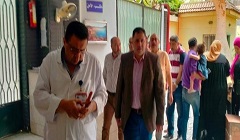 تفقد أعمال التطوير الجارية داخل مستشفى الخازنداره 
