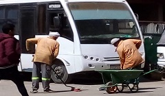 متابعة الاعمال اليومية بالحي 