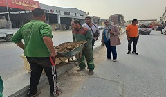 متابعة جهود تطوير المنطقة الصناعية في شق الثعبان
