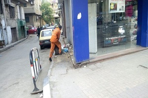 أعمال نظافة بالحي 