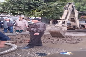 اصلاح كسر ماسورة مياة