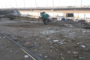 أعمال نظافة بنطاق الحي