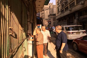 جولة ميدانية بقيادة رئيس الحي