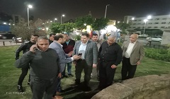 متابعة  اعمال التطوير الجارية بنطاق الحي  