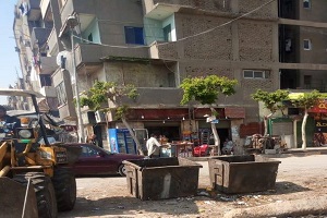 رفع كفاءة النظافة بشوارع الحي