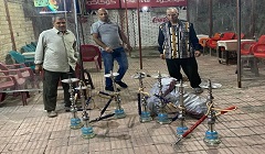 حملة على المقاهى بنطاق مساكن ايديال وصف الضباط